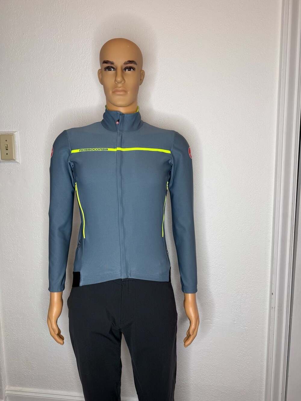 Castelli Men’s Perfetto Rossco Corsa Gore Windstopper Cycling Jacket Size M